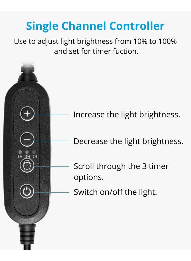 NICREW Aquarium Light Timer&Dimmer, Easy To Program Single Channel Fish Tank Light Controller - Image 3