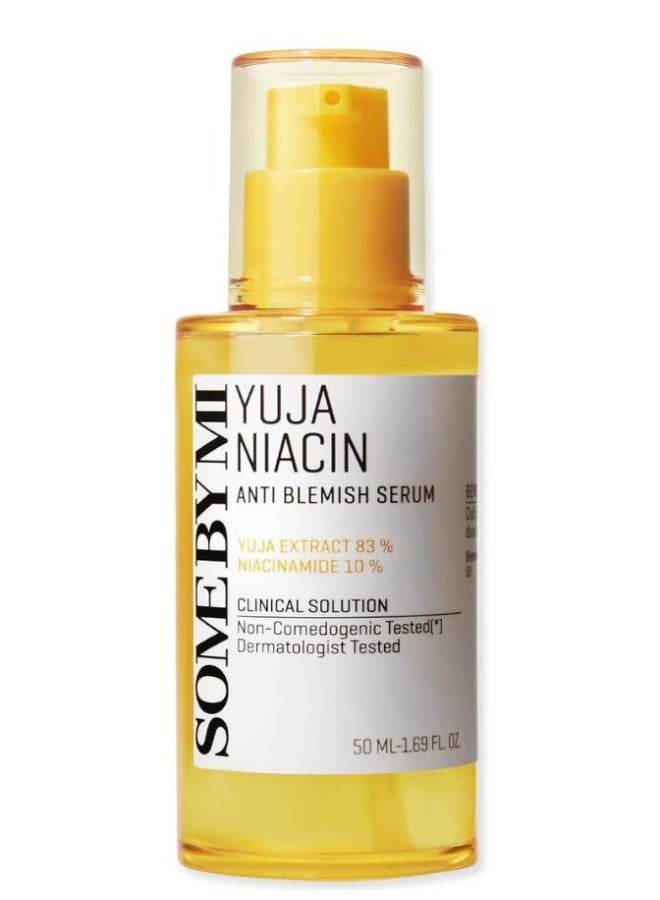SOME BY MI Yuja Niacin Anti Blemish Serum 50ml (1.69oz) | Brightening Vitamin C + Niacinamide for Dark Spots & Acne Marks | Korean Skincare for Glowing, Even-Toned Complexion | Lightweight Citrus Essence, Hydrating & Non-Sticky | 100% Authentic, Fast Delivery in UAE 50ml - Image 1