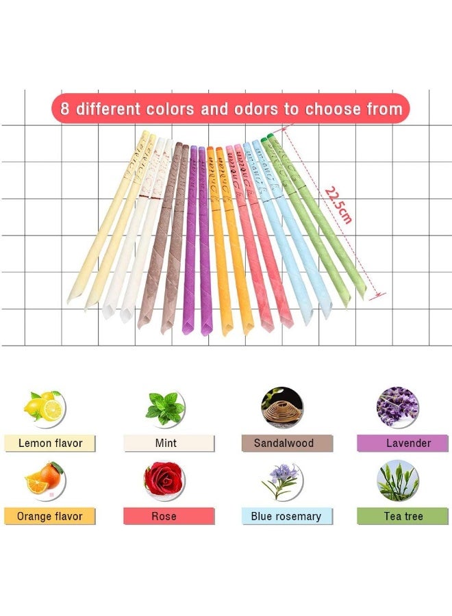 Generic Entweg Ear Clean 16pcs Ear Candles Ear Wax Clean Removal Ear Candling Therapy Ear Care Candling Cone Candle Relaxation  - Image 2