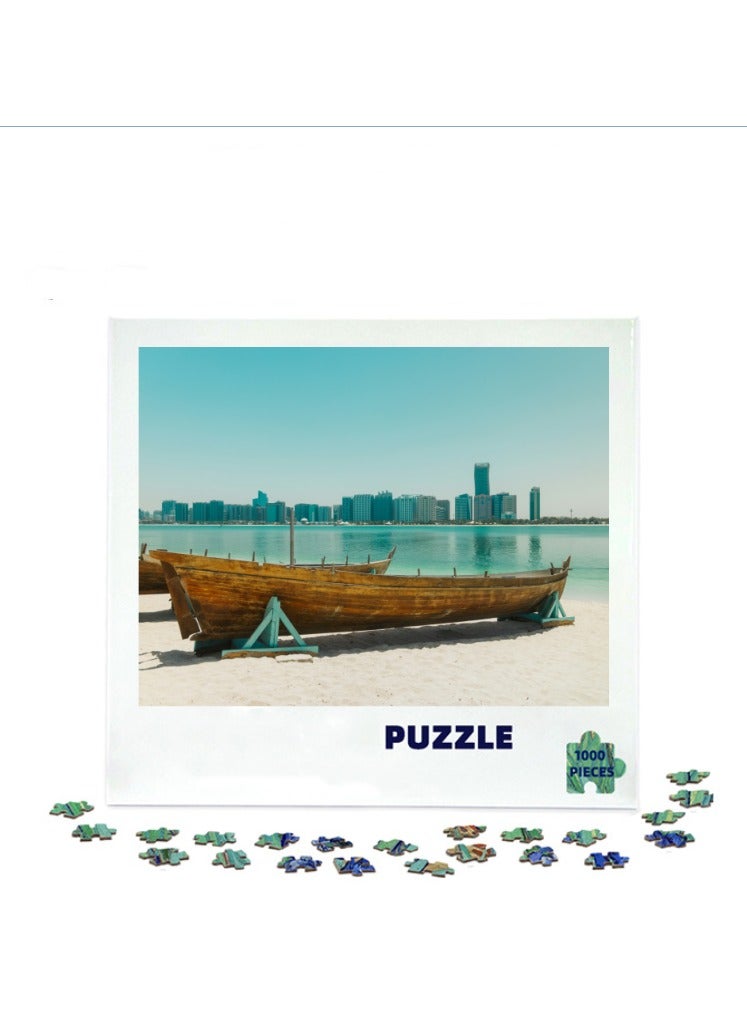 Anna 1000-Piece Thick Paper Puzzle for Stress Relief and Decoration - Image 1