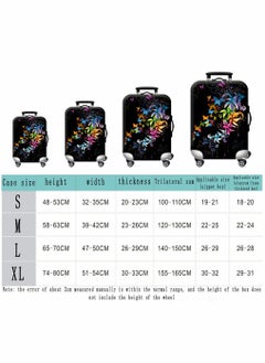 HomarKet Travel Luggage Cover Spandex Suitcase Protector Washable Baggage Covers  - Image 3