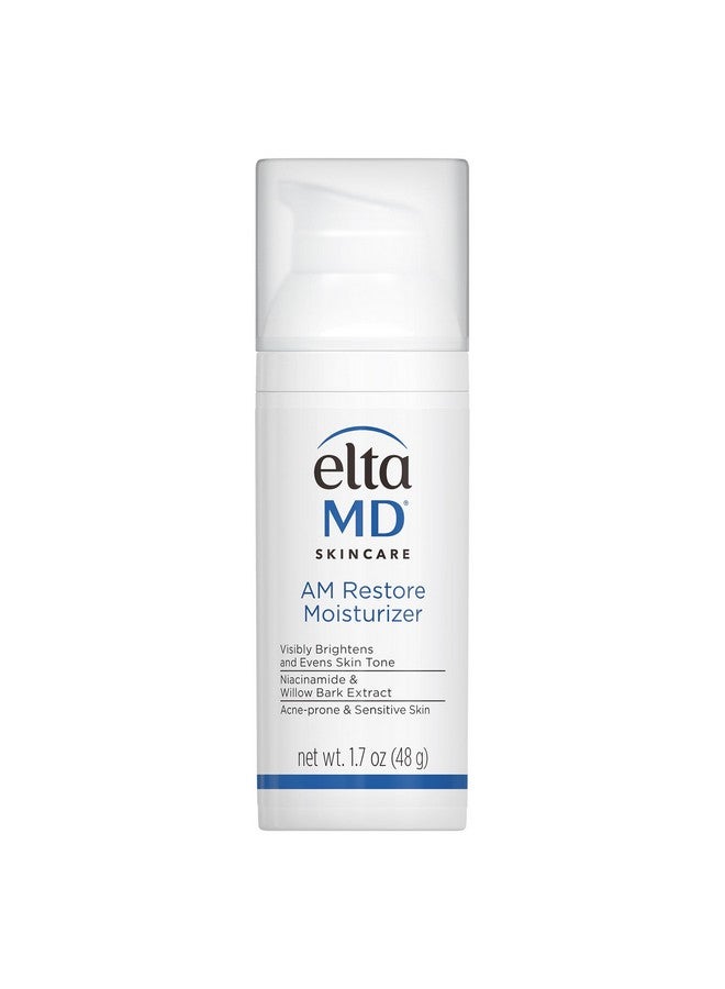 EltaMD AM Restore Face Moisturizer, Light Moisturizer Face Cream, Made with Niacinamide and Hyaluronic Acid, 1.7 oz Pump - Image 1