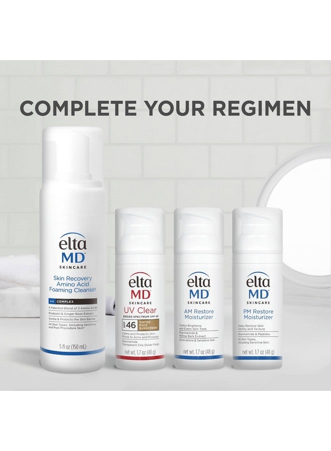 EltaMD AM Restore Face Moisturizer, Light Moisturizer Face Cream, Made with Niacinamide and Hyaluronic Acid, 1.7 oz Pump - Image 5