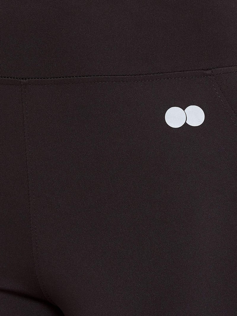Clovia Women's Polyester Activewear Sports Cycling Shorts (AB0055P13_Black_XL) - Image 5