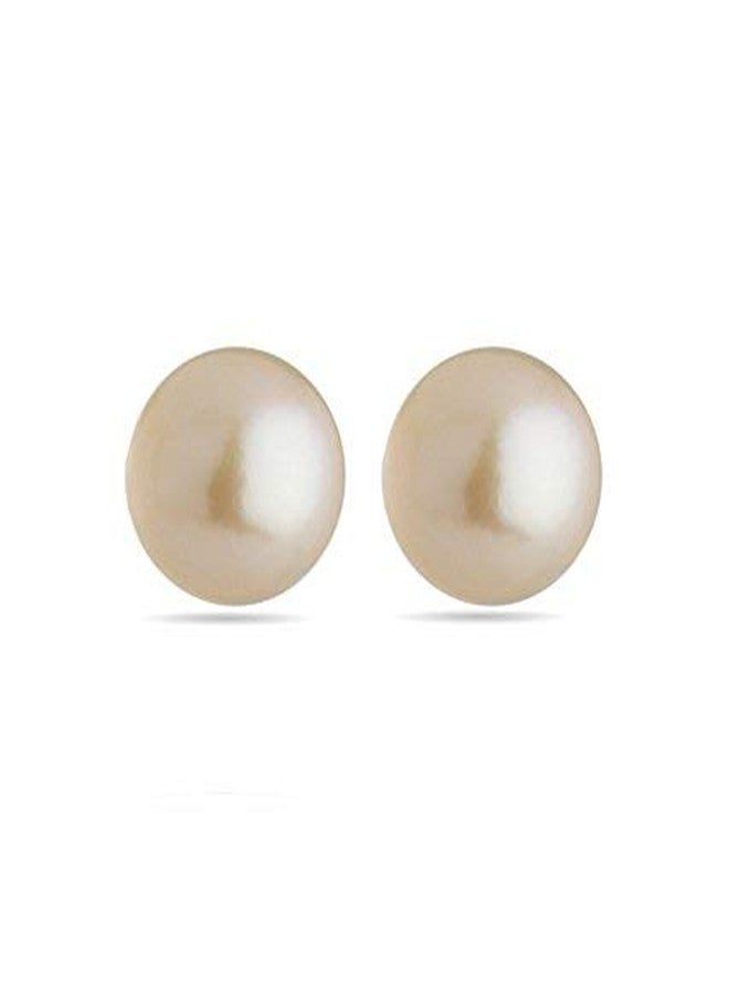 ELOISH Sterling Silver Simulated Pearl Earrings for Girls and Women. - Image 1