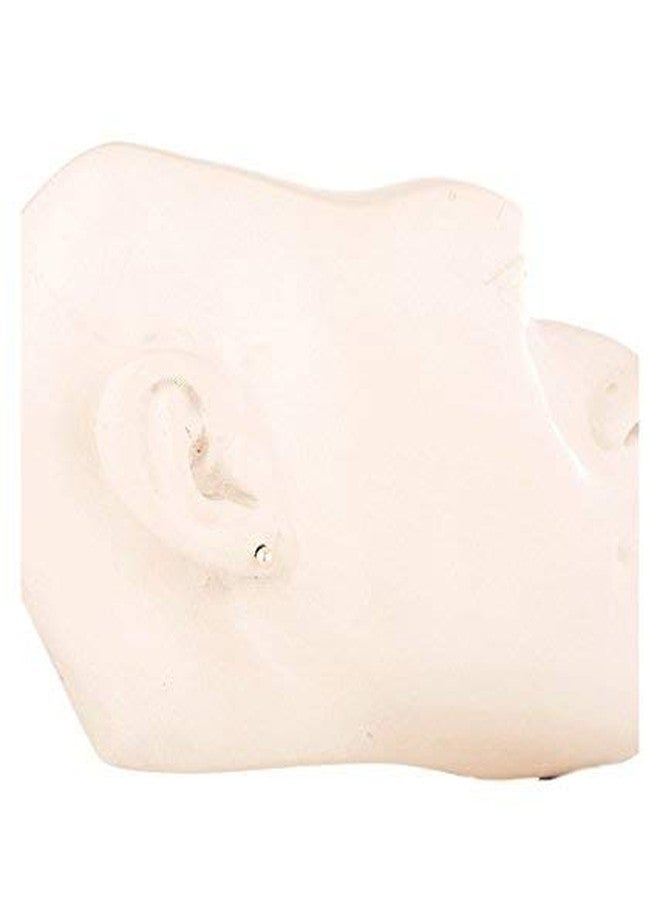 ELOISH Sterling Silver Simulated Pearl Earrings for Girls and Women. - Image 3