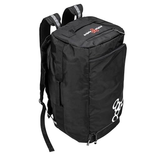 Triple Eight 40L GEAR40 Duffelpack Black MultiPurpose Gear Bag for Skateboarding Roller Skating and Other Action Sports - Image 1