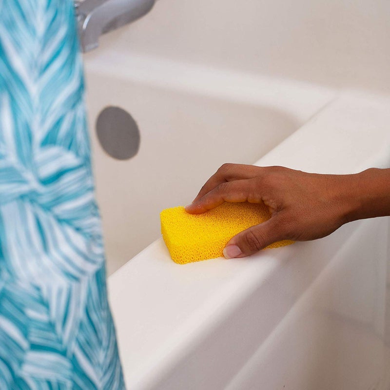 Nohunt NOHUNT Kitchen Cleaning Super Magic Sponge Absorbent Washing Block for Cars, Windows, Floors, Desks Multifunction Household Cleaning, Polyurethane Foam (Qty: 4; Random Colors) - Image 2