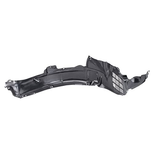 TRQ Front Left Inner Fender Liner Black Drivers Side Compatible with 2006-2010 Hyundai Azera HY1248112 - Image 2