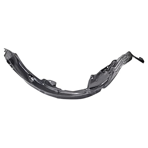 TRQ Front Left Inner Fender Liner Black Drivers Side Compatible with 2006-2010 Hyundai Azera HY1248112 - Image 4