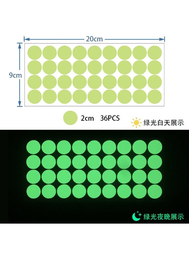 Glow in The Dark Stickers for Ceiling, 180Pcs Luminous Wall Stickers Glowing for Ceiling and Walls,DIY Luminous Adhesive Stickers - Image 2