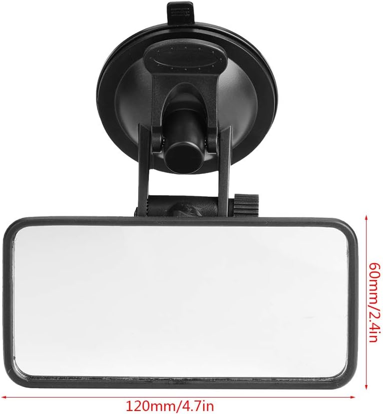 Domary Adjustable Baby Car Mirror for Kids Safety in Car, Glass Reflection, 120x60mm Size, 1 Unit - Image 4