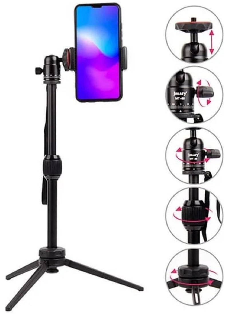 ELTRAZONE MT-68 Table-Top Extendable Foldable Tripod Stand for Mobile Phones, DSLRs, and Digital Cameras  - Image 1