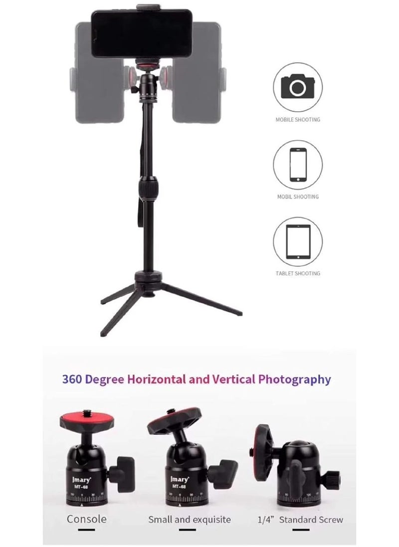 ELTRAZONE MT-68 Table-Top Extendable Foldable Tripod Stand for Mobile Phones, DSLRs, and Digital Cameras  - Image 3