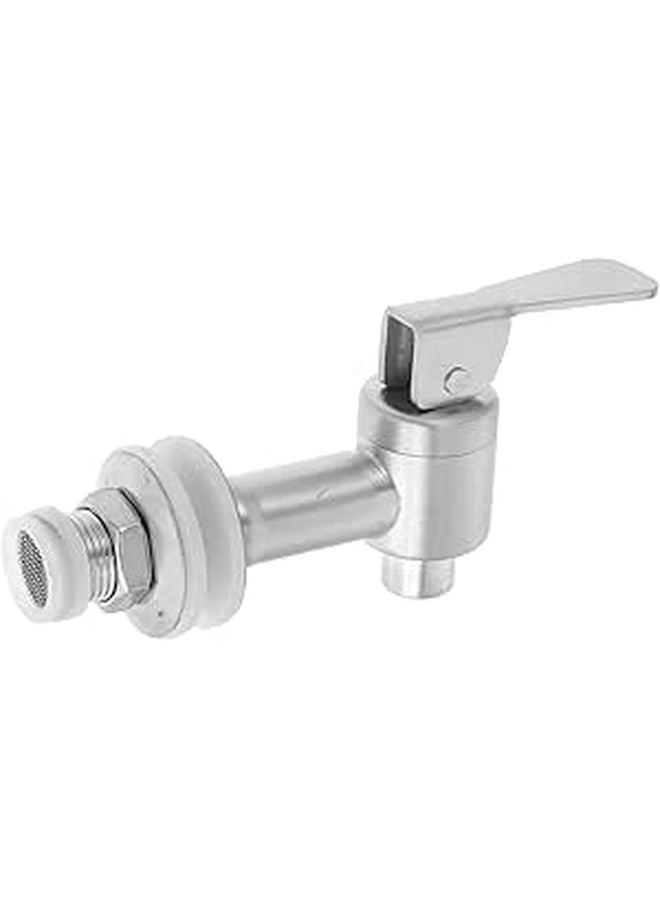 Stainless Steel Push Spigot Faucet for Beverage Dispenser Efficient Flow for Beer Juice Iced Tea - Image 1