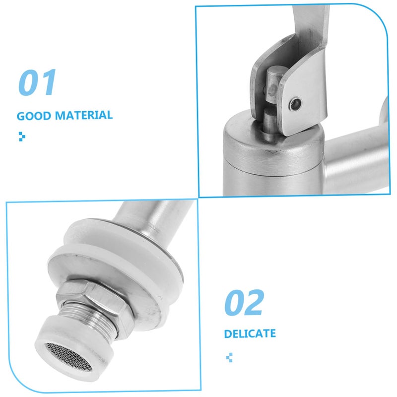 Stainless Steel Push Spigot Faucet for Beverage Dispenser Efficient Flow for Beer Juice Iced Tea - Image 4