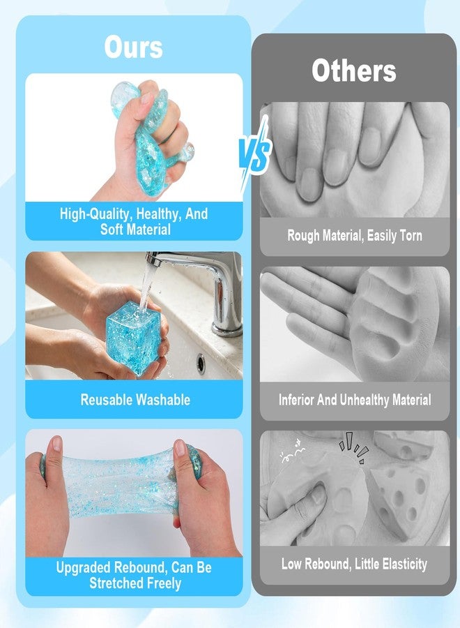 WANGXYZ Nice Ice Cube Sensory Squeeze,Nice Cube Squishy Stress Cube for Adults,Squishies Stress Cube Toys,Squishy Slow Rising Cube Squeeze Sensory for Anxiety Stress Relief - Image 4
