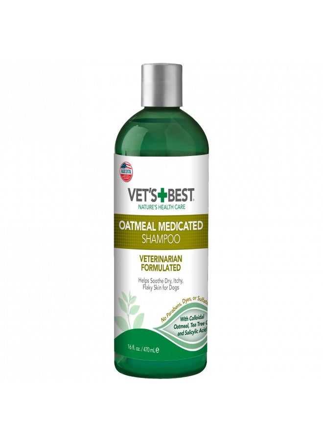 Vet's Best Medicated Oatmeal Shampoo for Dogs | Soothes Dog Dry Skin | Cleans, Moisturizes, and Conditions Skin and Coat | 16 Ounces - pzsku/ZBB57EDA9F5956C554551Z/45/_/1731077882/d07e6f70-398f-4174-a9bd-eeef424428cd