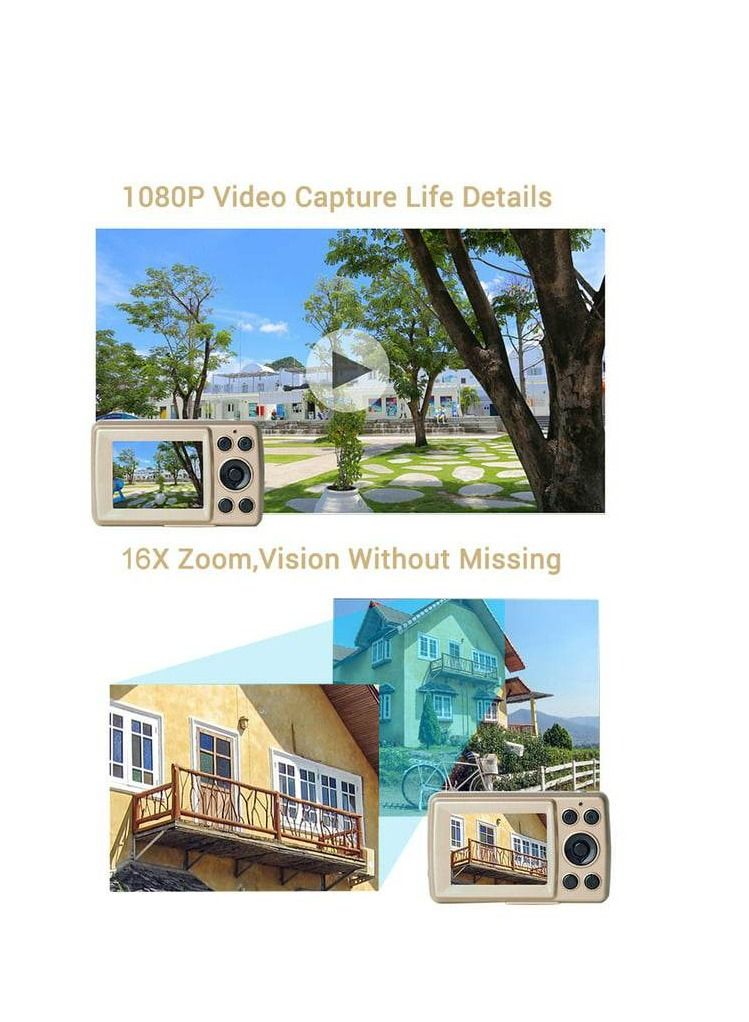 Generic HD 1080P Kids Camera Camcorder 16MP 16X Digital Zoom with 1.77 Inch LCD Screen  - Image 3