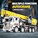Reobrix Crane Building Block Set 22007 Remote Control Crane Toy with Multiple Function Switching Mechanical Construction Truck Model Building Kit Gift for Adult 14 2023 Pieces - Image 4
