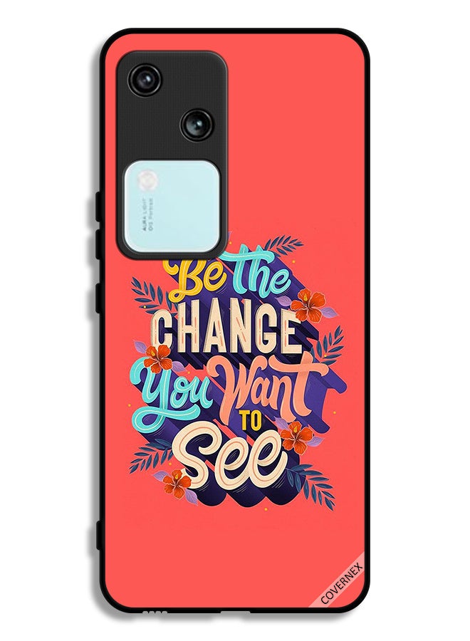 Covernex Vivo S18 5G Protective Case Cover Be The Change You Want To See - Image 1