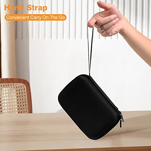 MoKo 7-Inch GPS Carrying Case, Portable Hard Shell Protective Pouch Storage Bag for Car GPS Navigator Garmin/Tomtom/Magellan with 7" Display - Black - Image 3