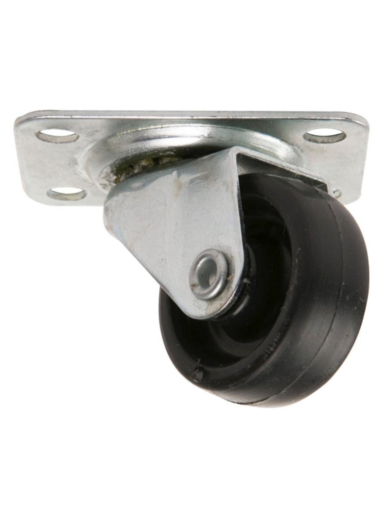 suki Suki Swivel Castor Silver/Black 
