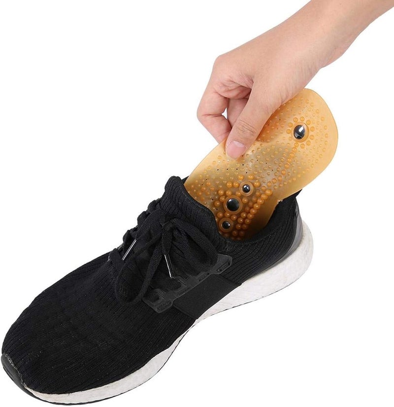 woobles Acupressure Magnetic Massage Insoles for Men/Women, Foot Massager Shoe-pad Foot Therapy Reflexology Pain Relief Shoe Inserts | Memory Foam Insole (35 to 40 yards) - Image 3