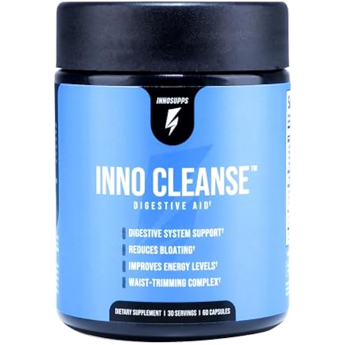 INNOSUPPS Inno Cleanse - Waist Trimming Complex | Digestive System Support & Aid | Reduced Bloating | Improves Energy Levels | Gluten Free, Vegan Friendly - Image 1
