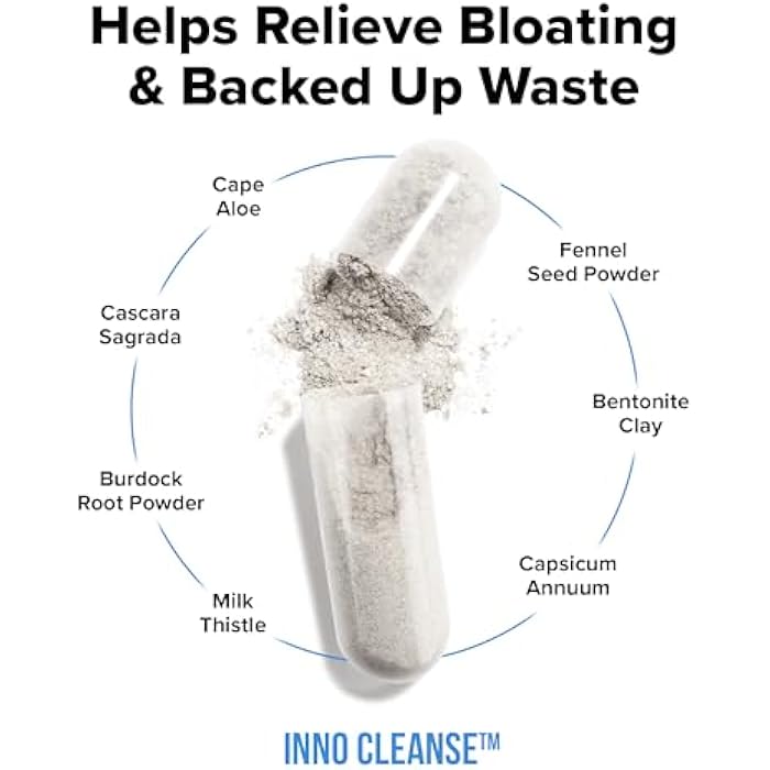 INNOSUPPS Inno Cleanse - Waist Trimming Complex | Digestive System Support & Aid | Reduced Bloating | Improves Energy Levels | Gluten Free, Vegan Friendly - Image 5