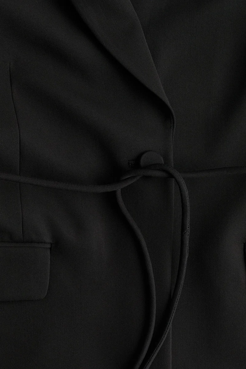 H&M Tie-belt blazer