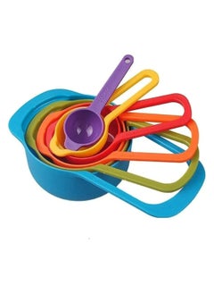 Plastic Measuring Spoon Set for Measuring Ingredients Multicolor