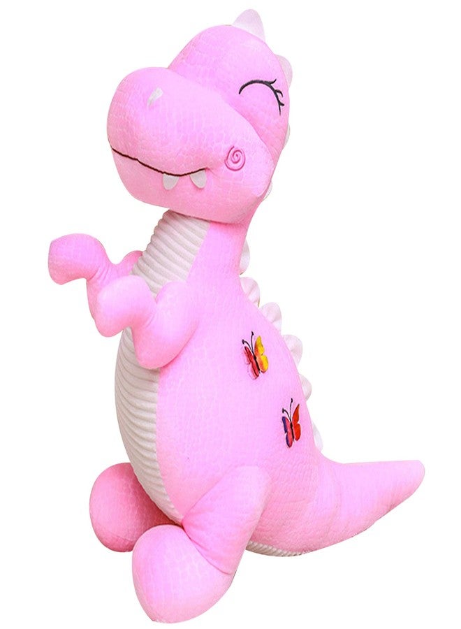 Wemi Pink Dinosaur Stuffed Animal Toys Cute Soft Dinosaurs Plush Doll T-Rex Throw Pillow for Boys Girls 11" - Image 1