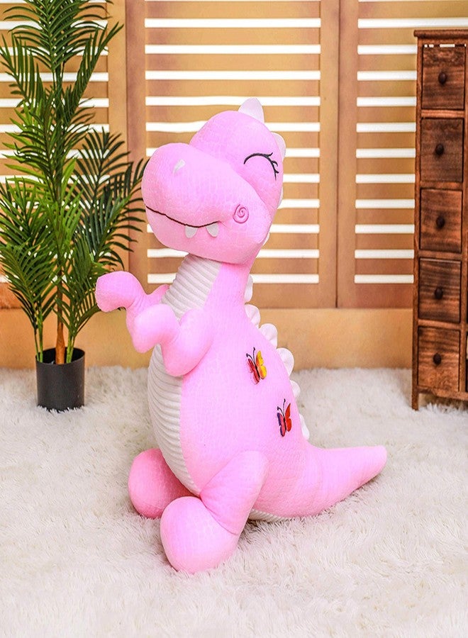 Wemi Pink Dinosaur Stuffed Animal Toys Cute Soft Dinosaurs Plush Doll T-Rex Throw Pillow for Boys Girls 11" - Image 2