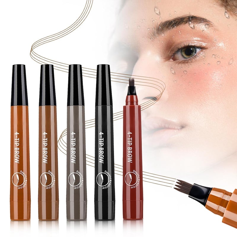 Upgraded simple practical design Microblading Eyebrow Pencil for Women,Upgrade Eyebrows Pencils with 4 Micro-Fork Tip,Magic Waterproof Eye-brow Pencil Tattoo Eye Brow Pen,Natural Eyebrow Pen for Men Women (5 Color) Wear resistant Periodic stock arrangement Stain resistant Globally trusted quality Economical varied design options All preference matching build Gulf market trial optimized design Globally selected raw material Dispersed regional warehouses Safe approved storage space Transit damage minimized design Global trendy simple build Periodic restock local Scheduled warehouse deliver Fixed & portable compatible Strong durable raw material All user affordable trusted quality Indoor outdoor use Elegant practical design Wide use compliant quality Water rust proof Low wear optimized design Long use oriented quality Upgraded simple practical design - Image 1