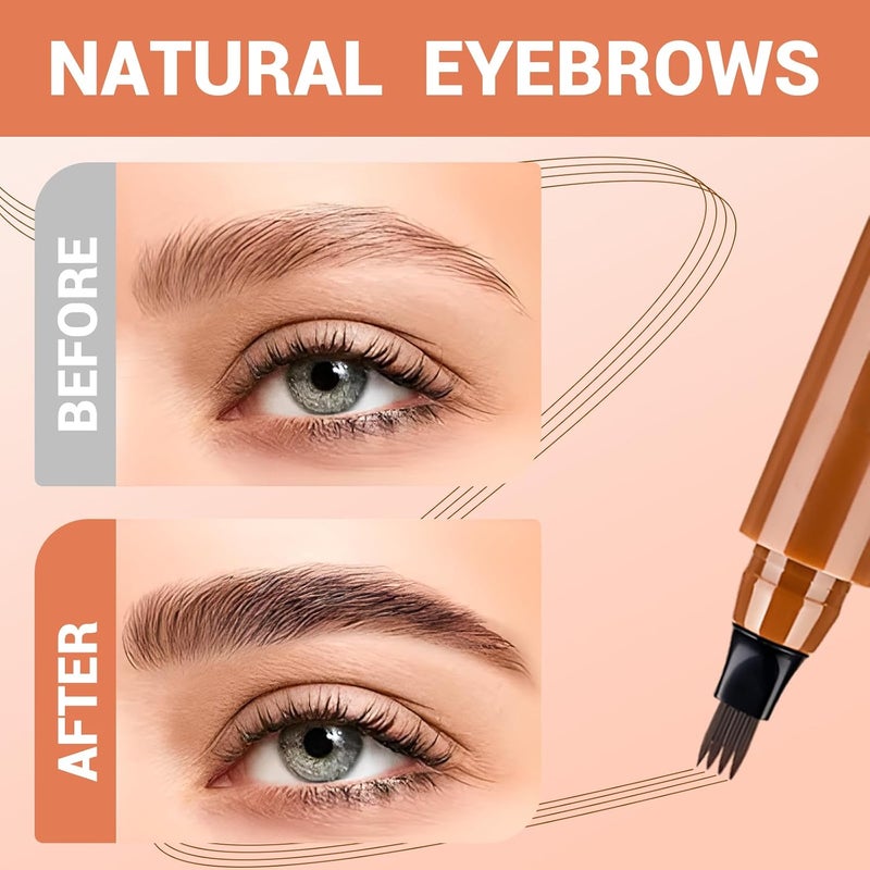 Upgraded simple practical design Microblading Eyebrow Pencil for Women,Upgrade Eyebrows Pencils with 4 Micro-Fork Tip,Magic Waterproof Eye-brow Pencil Tattoo Eye Brow Pen,Natural Eyebrow Pen for Men Women (5 Color) Wear resistant Periodic stock arrangement Stain resistant Globally trusted quality Economical varied design options All preference matching build Gulf market trial optimized design Globally selected raw material Dispersed regional warehouses Safe approved storage space Transit damage minimized design Global trendy simple build Periodic restock local Scheduled warehouse deliver Fixed & portable compatible Strong durable raw material All user affordable trusted quality Indoor outdoor use Elegant practical design Wide use compliant quality Water rust proof Low wear optimized design Long use oriented quality Upgraded simple practical design - Image 2