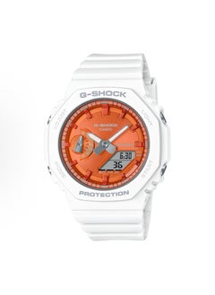 CASIO CASIO octagonal sports waterproof and shockproof watch GA-2100  orange white  - Image 1