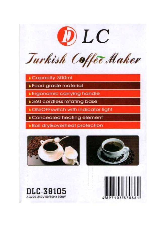 دي إل سي  ماكينة صنع القهوة التركية سعة 300 مل 300 ml 300 W DLC-38105W أبيض - Image 3