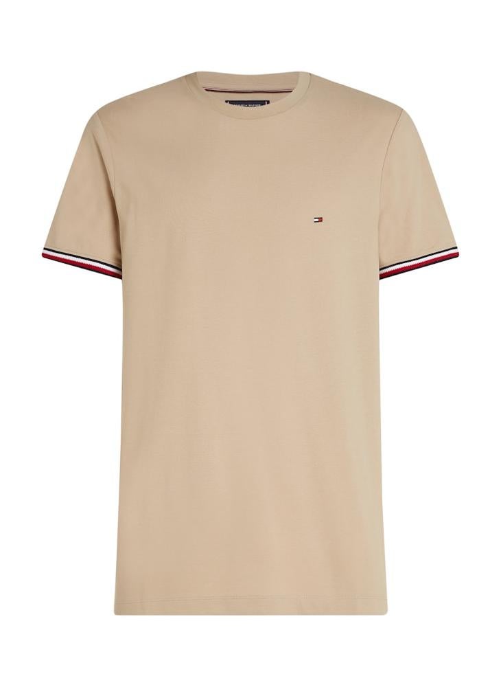TOMMY HILFIGER Global Stripe Cuff T-Shirt - Image 5