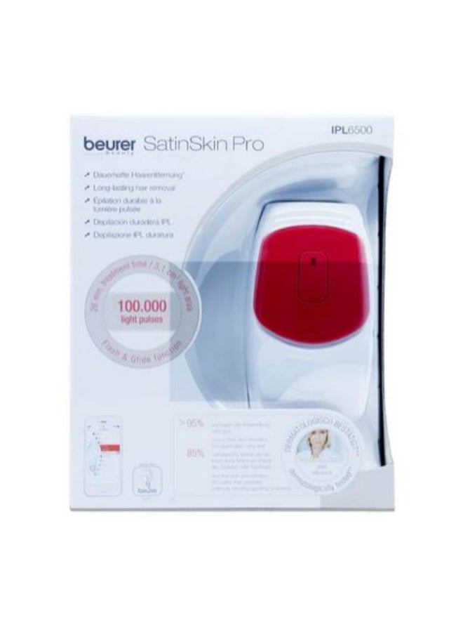 بيورير جهاز إزالة الشعر Beurer IPL6500 Satin Skin Pro للنساء والرجال، تقنية ألمانية متقدمة SatinSkin Pro، ليزر الشعر، تقليل نمو الشعر بشكل دائم للجسم والوجه - Image 1