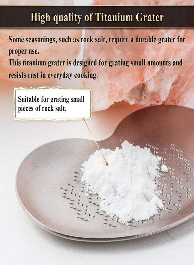 Wablade Japanese Sustainable Titanium Grater Wasabi Ginger Cheese Salt - Image 5