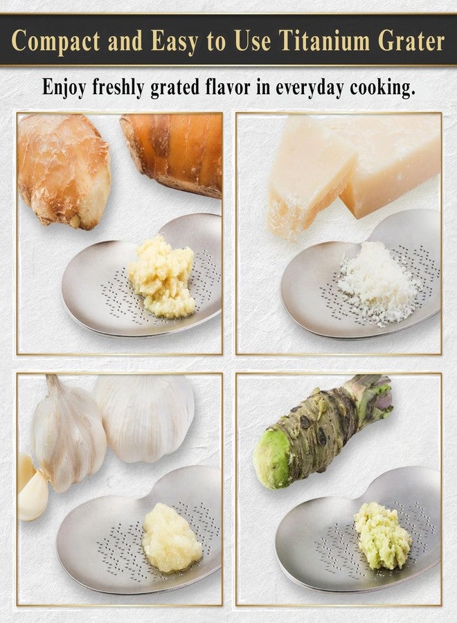 Wablade Japanese Sustainable Titanium Grater Wasabi Ginger Cheese Salt - Image 4