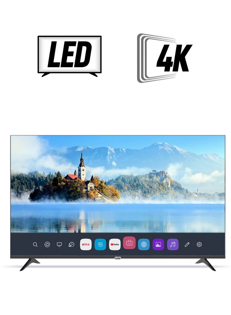 Elista 65-Inch (165 cm) 4K UHD Smart LED TV, D65UHD4ELD, Bezel-Less A+ Display, Powered by WebOS, Magic Remote, ThinQ AI, Dolby Audio  - Image 1