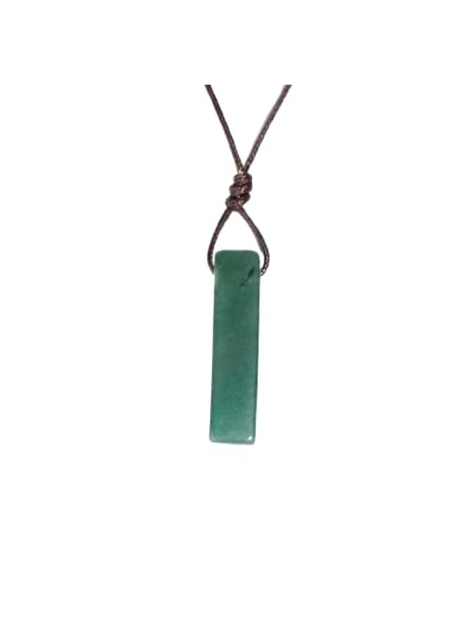 Studd Muffyn | Green Aventurine Pencil Pendant - Image 1