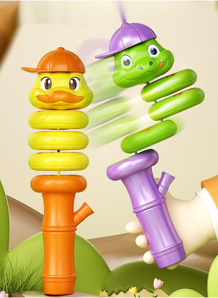 Generic - Twisting Snake(Duck) toy Balance Control Rotating Snake(Duck) whistle (Snake version) - Image 1