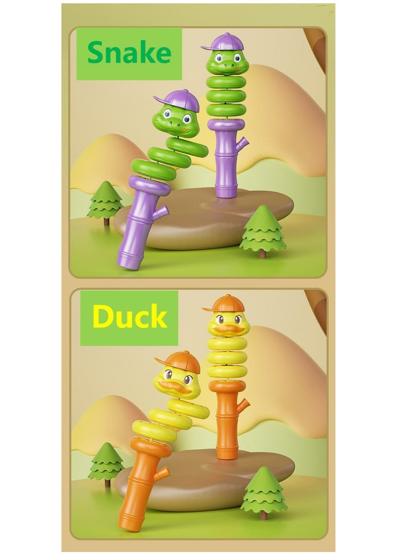 Generic - Twisting Snake(Duck) toy Balance Control Rotating Snake(Duck) whistle (Snake version) - Image 1