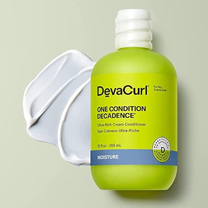 DevaCurl ONE CONDITION DECADENCE ULTRA-RICH CREAM CONDITIONER, GREEN OASIS, 12 FL. OZ. - Image 2