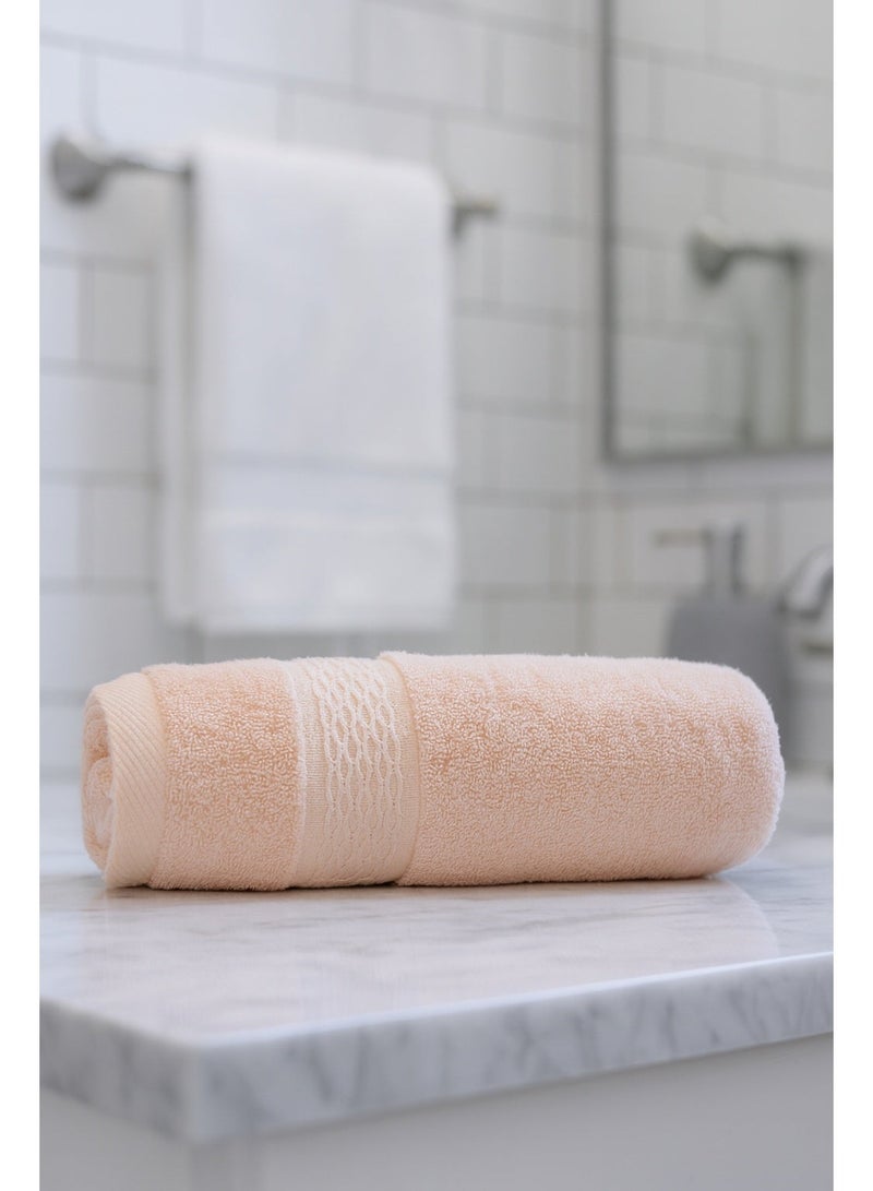 تى ام هوم فوطة جكار فاخرة من TM HOME – مقاس كبير 120×60 – وزن 750 جرام – قطن مصري طبيعي 100% فائق الامتصاص – بجودة فندقية عالمية - Image 1