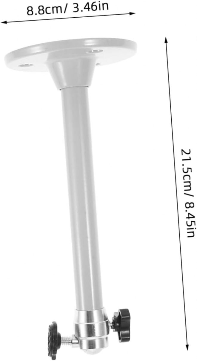 Garneck Adjustable Mini Projector Ceiling Mount Bracket Aluminum Alloy Wall Holder for Home Theater Easy Installation Swivel and Tilt Features - Image 1