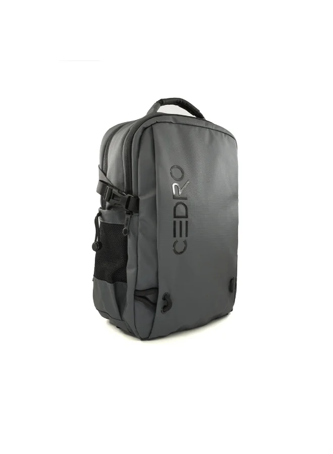 Cedro Cedro Waterproof Backpack â€“ Grey | Lightweight 600D Polyester, Daily School & Travel Bag
